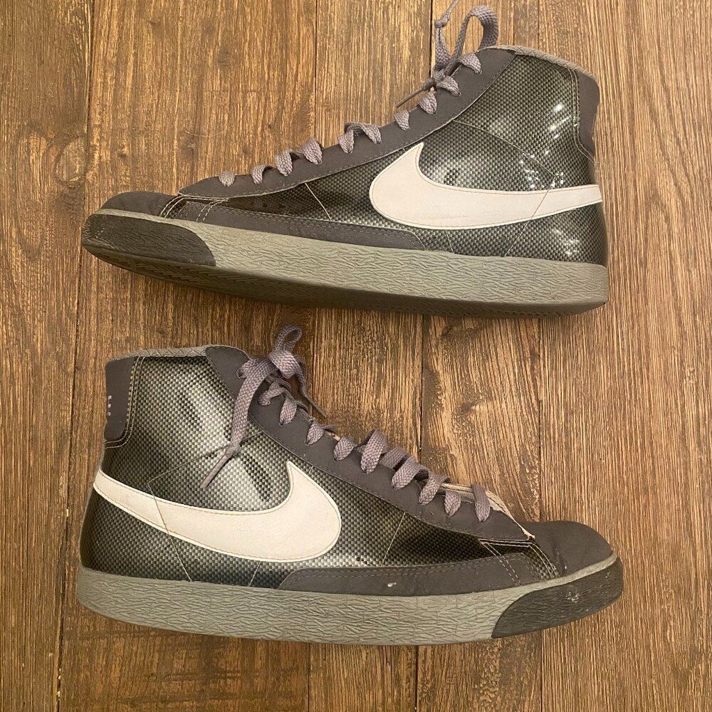 Nike Men's Blazer High Carbon Fiber / Shadow Grey Sneaker Shoes Size 11
